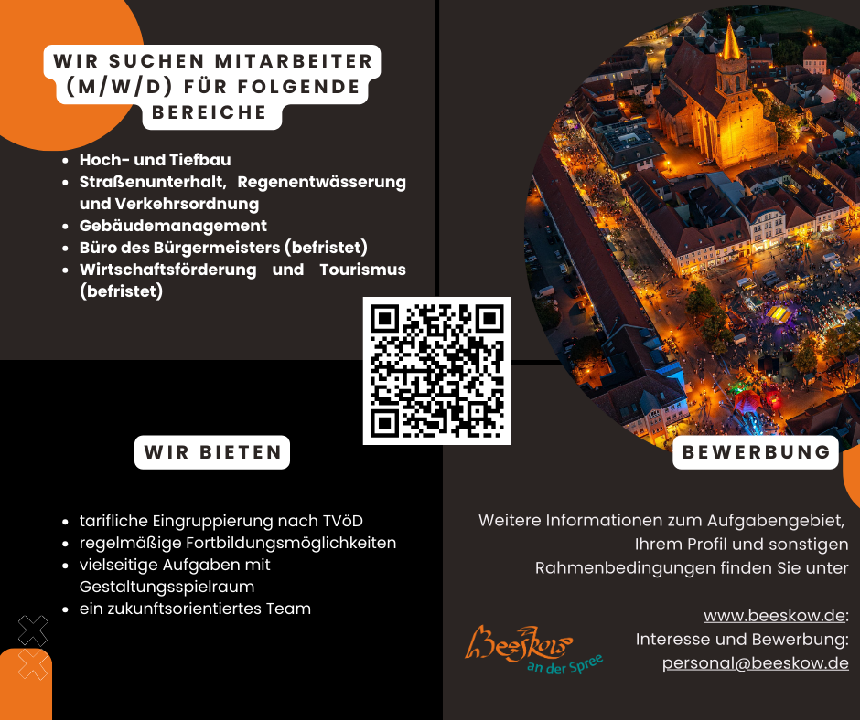 Stellenanzeige Beeskow mit Befristung - 1