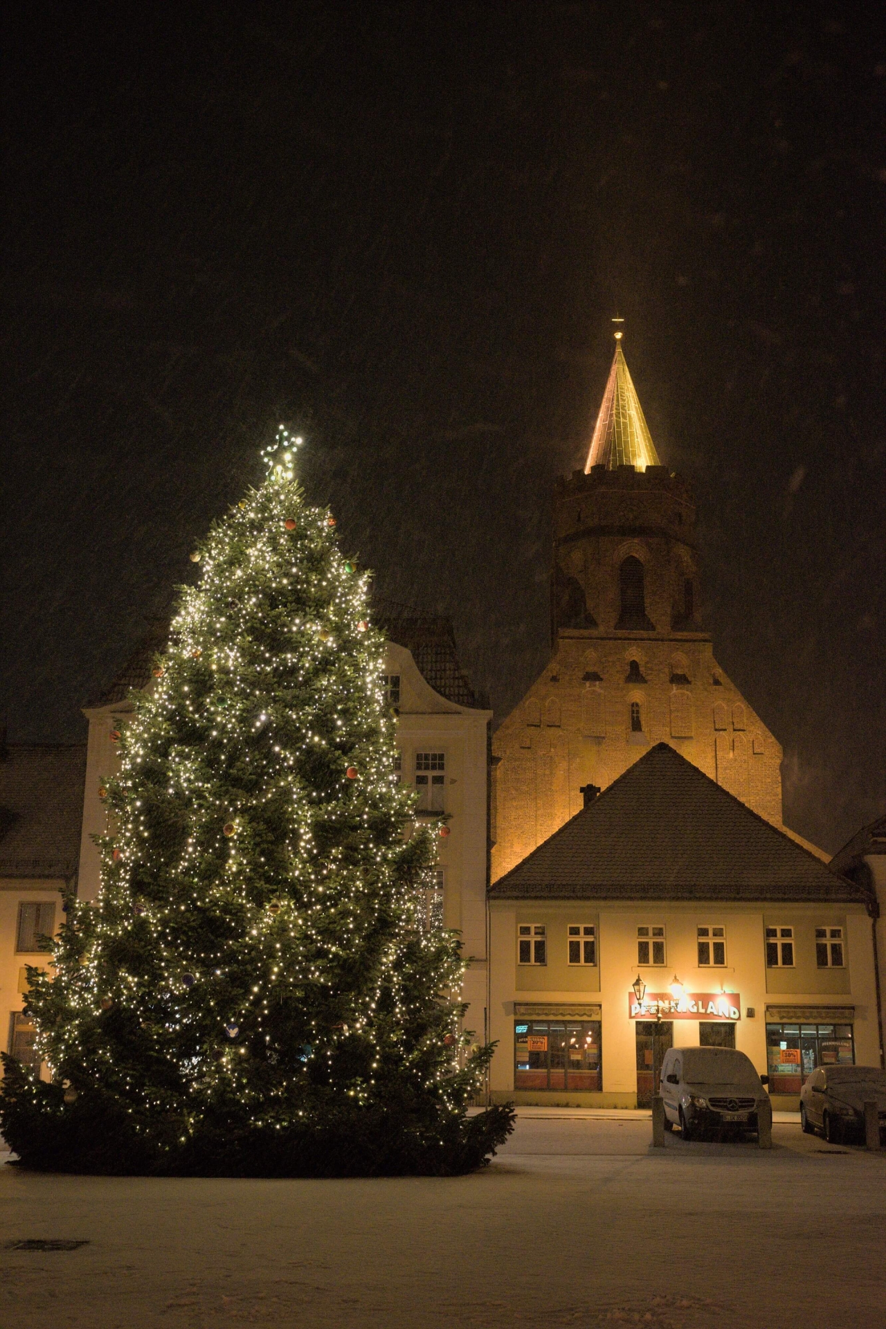 Weihnachtsbaum in Beeskow