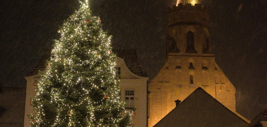 Weihnachtsbaum in Beeskow
