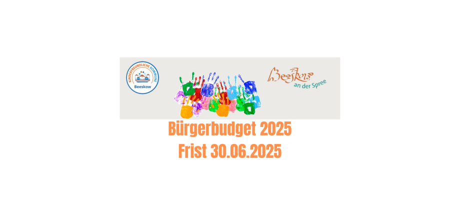 Bürgerbudget 2025 Frist - 1